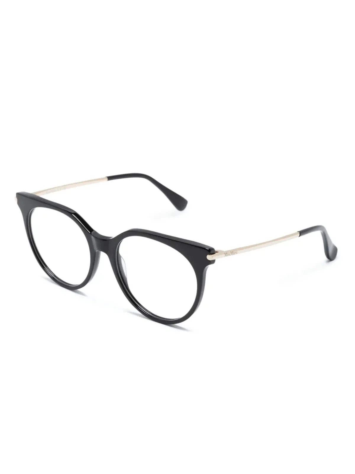 Max Mara Eyewear ラウンドフレーム眼鏡 - ブラック - 画像2