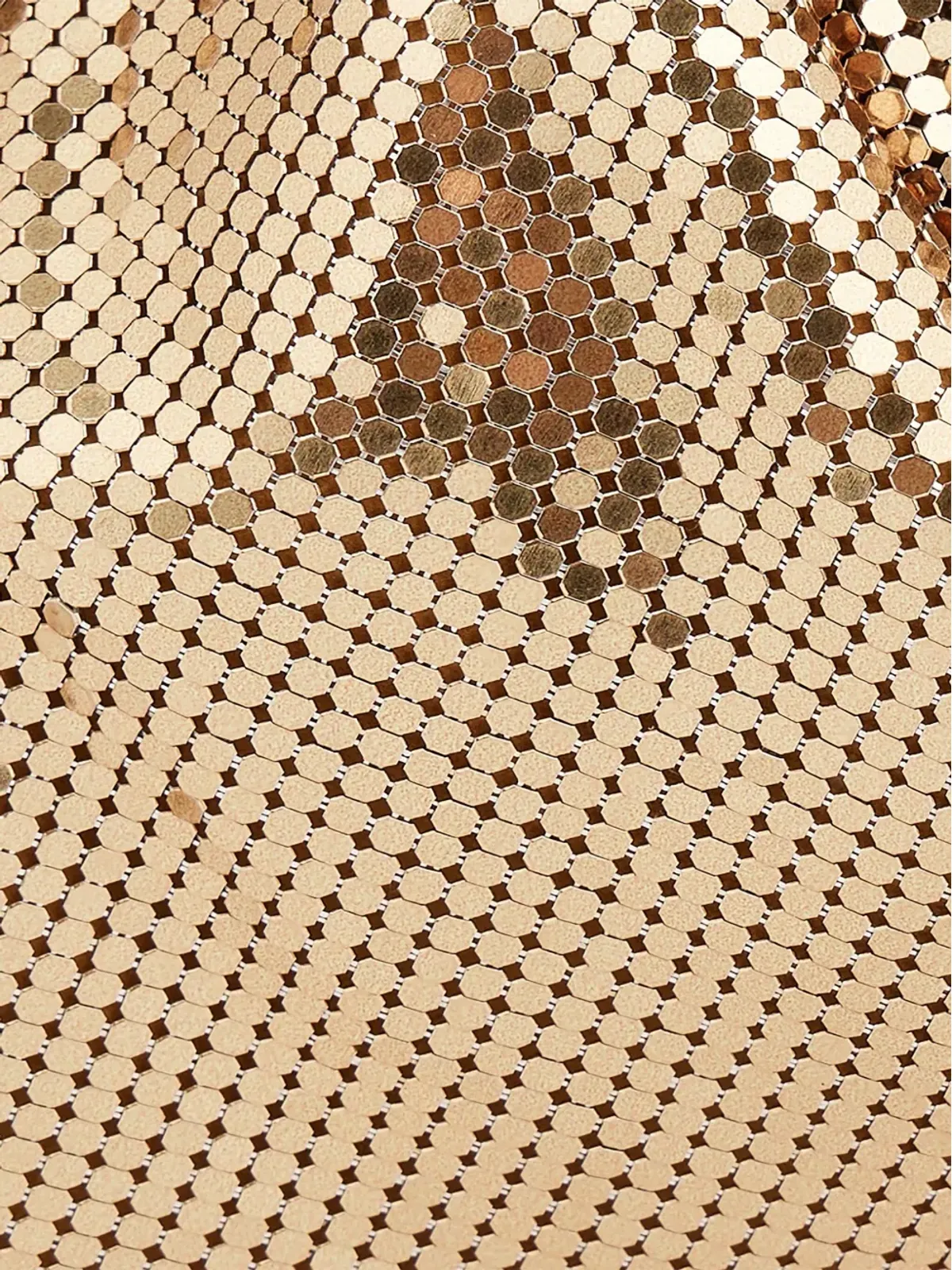 Rabanne Pixel Tube メタリックショルダーバッグ - 画像4