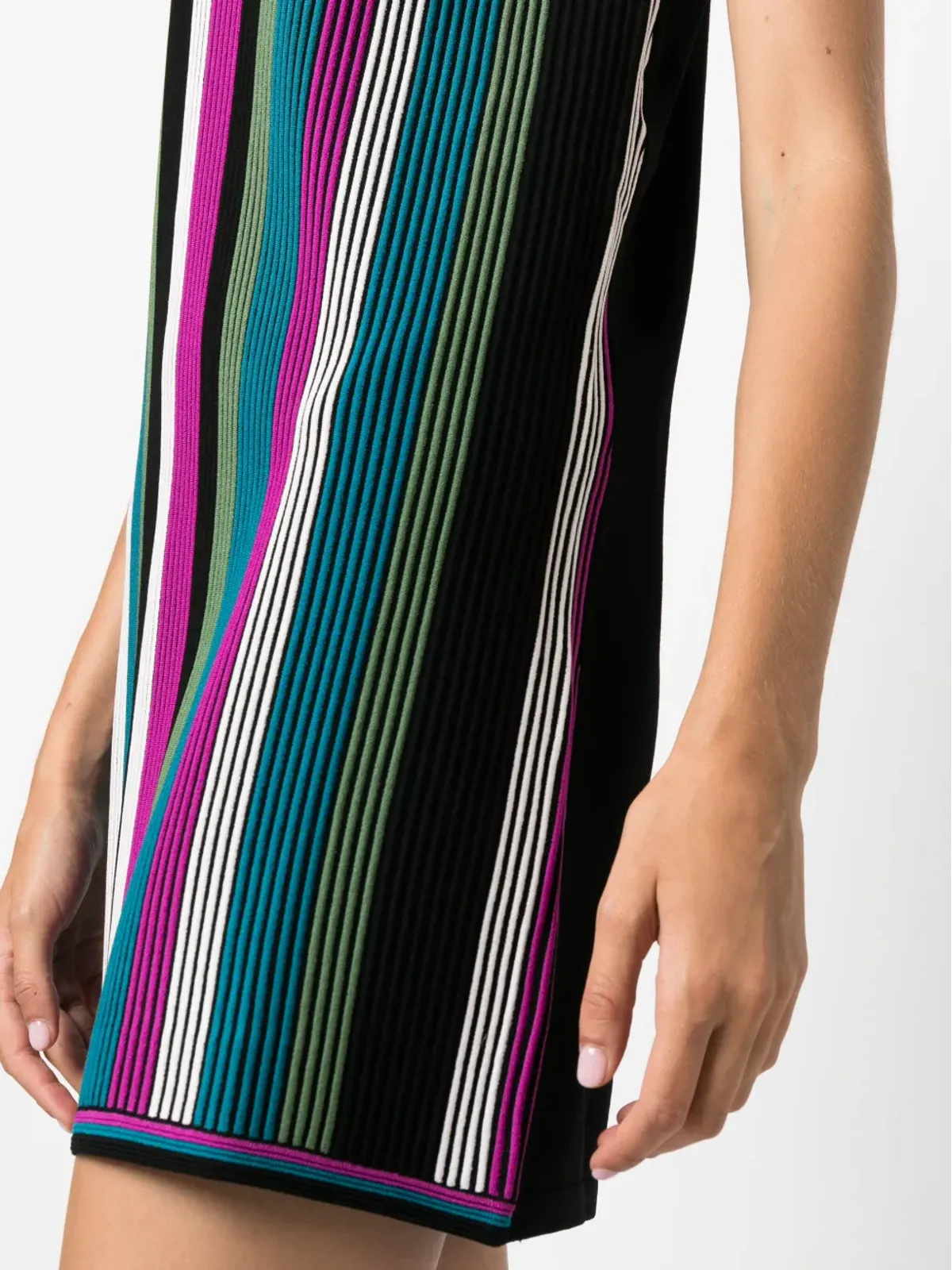 DVF Diane von Furstenberg メタストライプ ミニドレス - 画像5