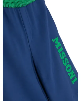 Missoni Kids ロゴプリント コットン トラックパンツ - サムネイル3