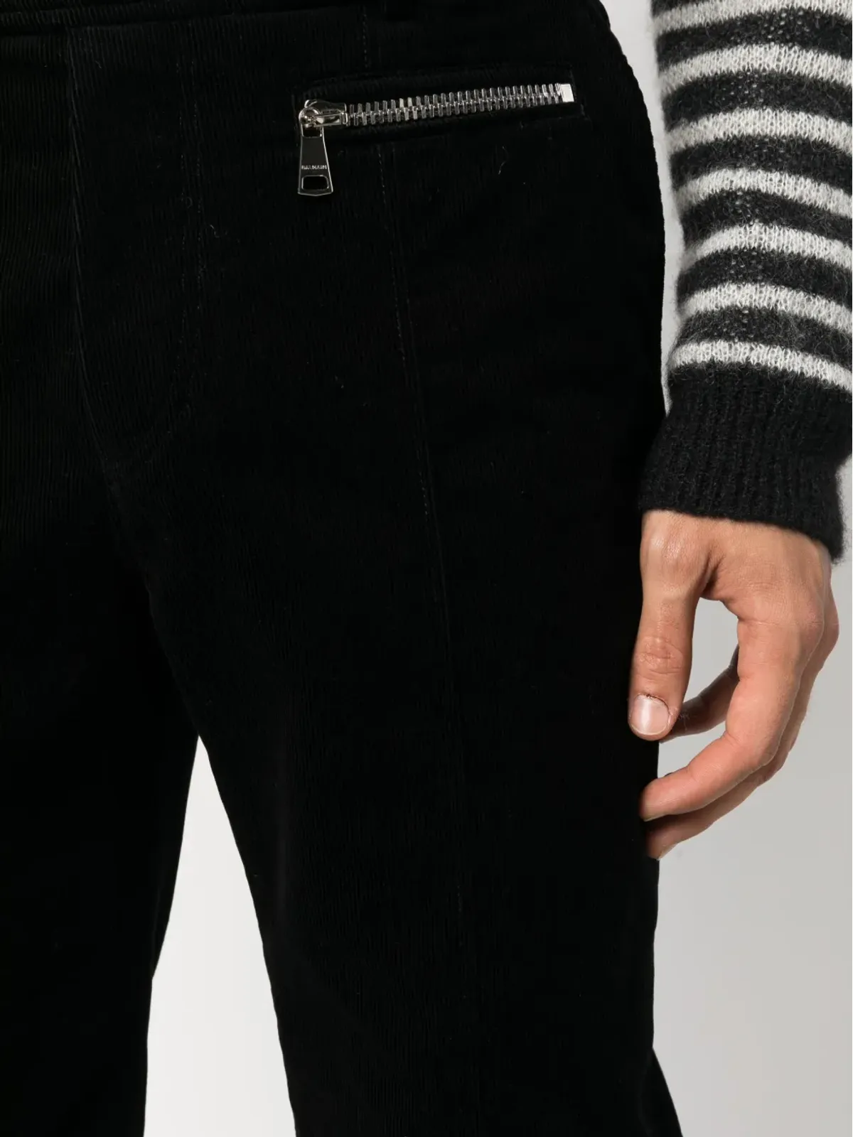 Balmain テーパードレッグ クロップドパンツ - 画像5