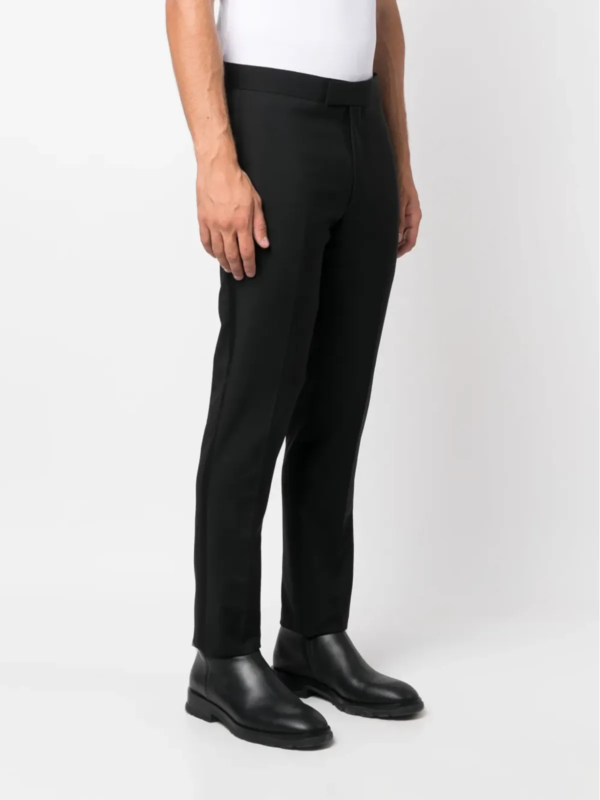 Paul Smith スリムカット テーラードパンツ - ブラック - 画像3