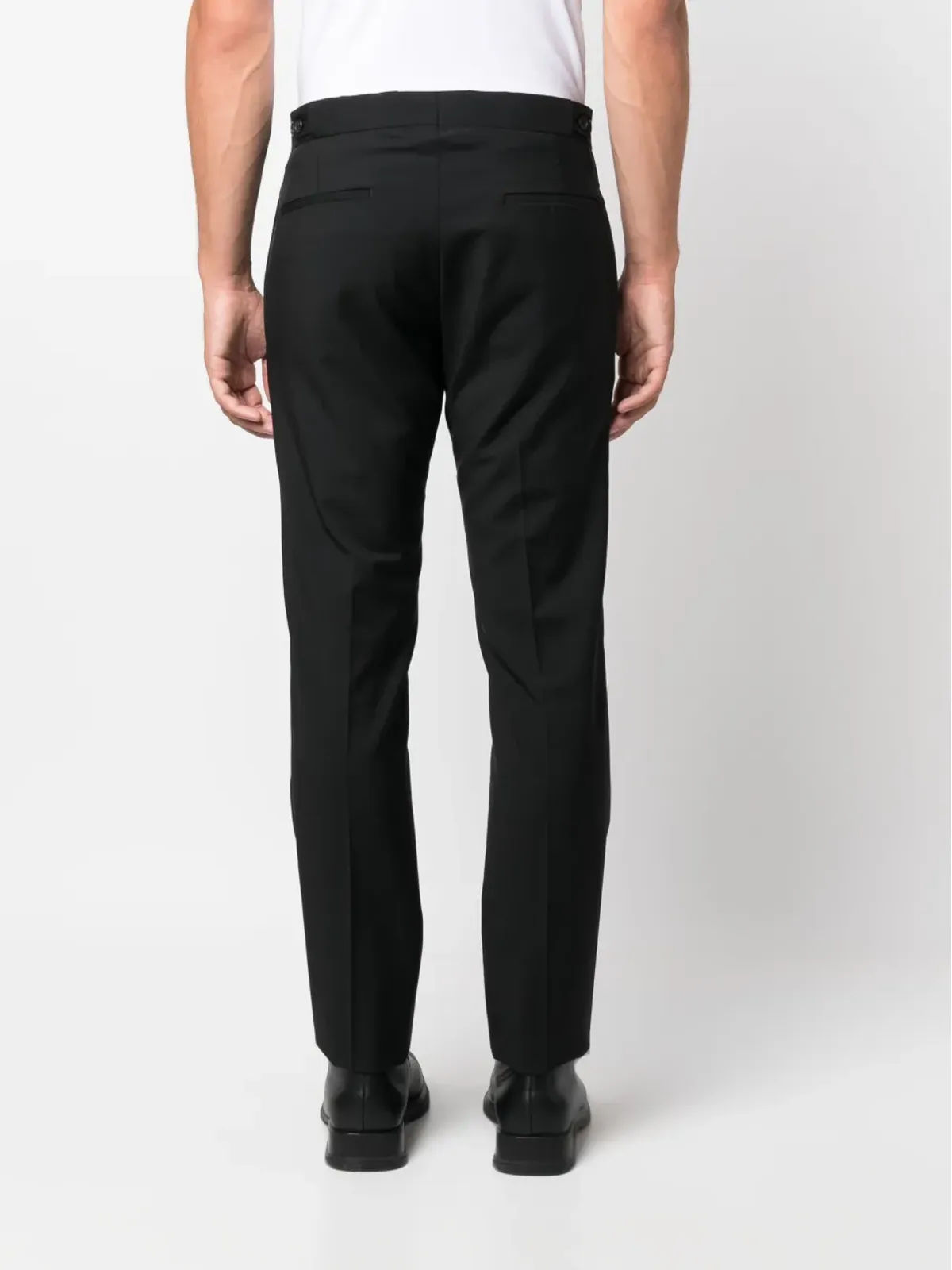 Paul Smith スリムカット テーラードパンツ - ブラック - 画像4