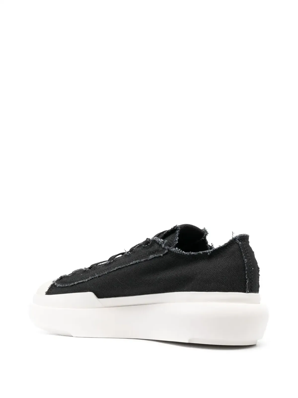 Y-3 Nizza Low キャンバススニーカー - ブラック - 画像3