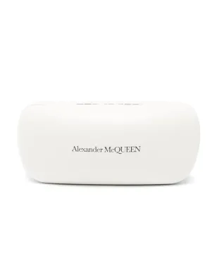 Alexander McQueen Eyewear 鼈甲柄スクエアフレーム サングラス - サムネイル4