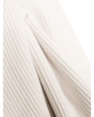 Courrèges ロゴパッチ付きリブ編みスカーフ - サムネイル3