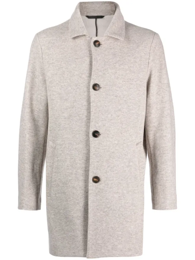 Manzoni 24 Manzoni 24 シングルブレスト バージンウール混紡コートの商品画像