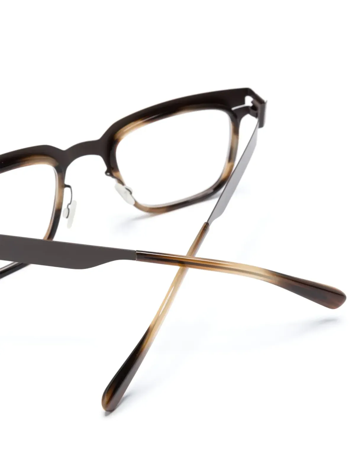 Mykita Raymond レクタングルフレーム眼鏡 - ブラウン - 画像3
