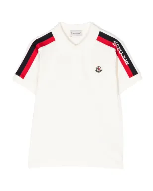 Moncler Enfant ロゴパッチ付きピケポロシャツ - サムネイル1