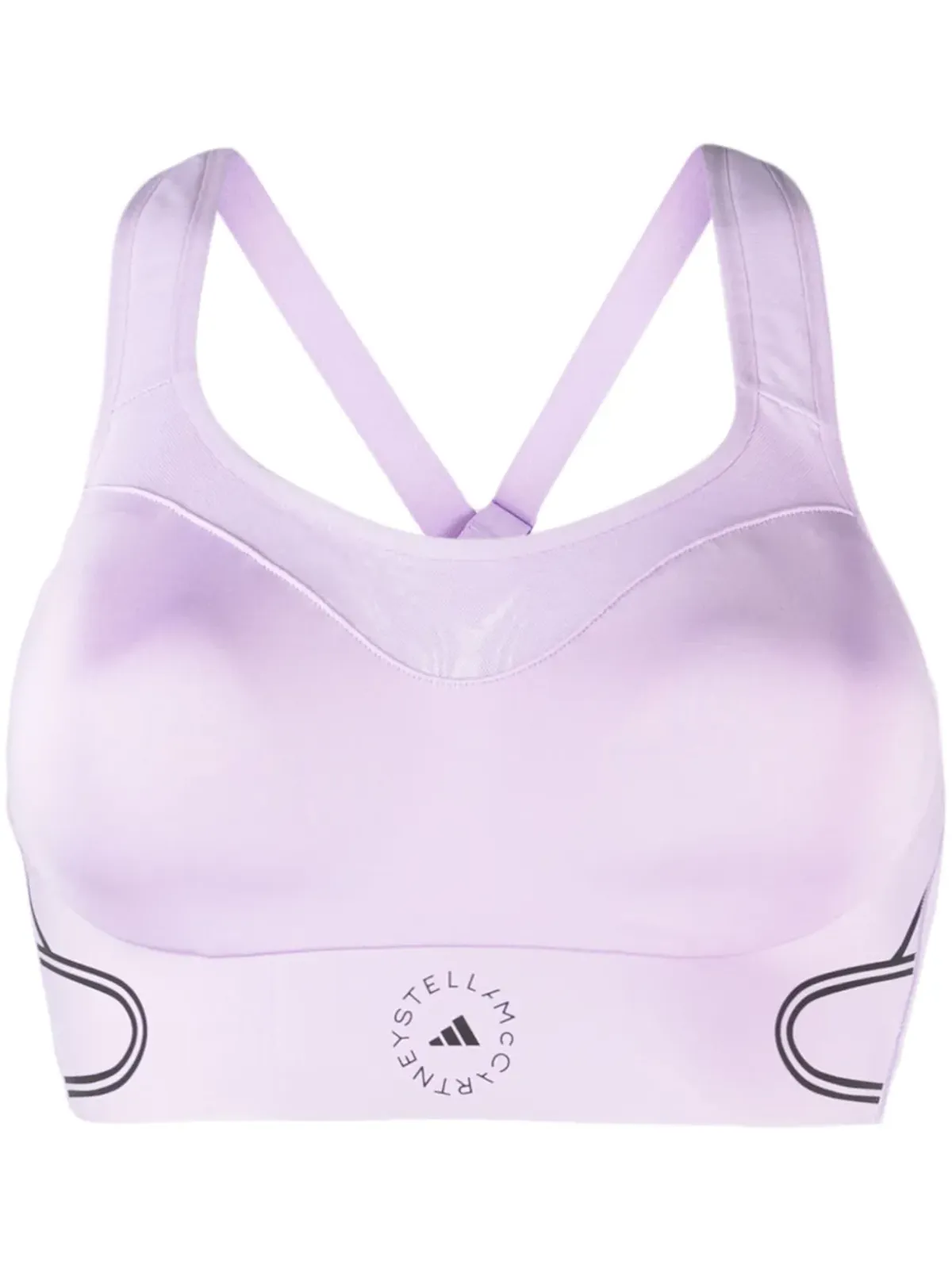 adidas by Stella McCartney TruePaceスクープネックスポーツブラ - 画像1