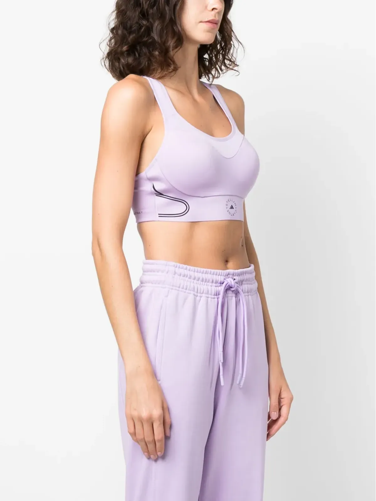 adidas by Stella McCartney TruePaceスクープネックスポーツブラ - 画像3