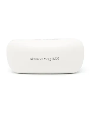 Alexander McQueen Eyewear スカルアップリケ付きスクエアフレームサングラス - サムネイル4
