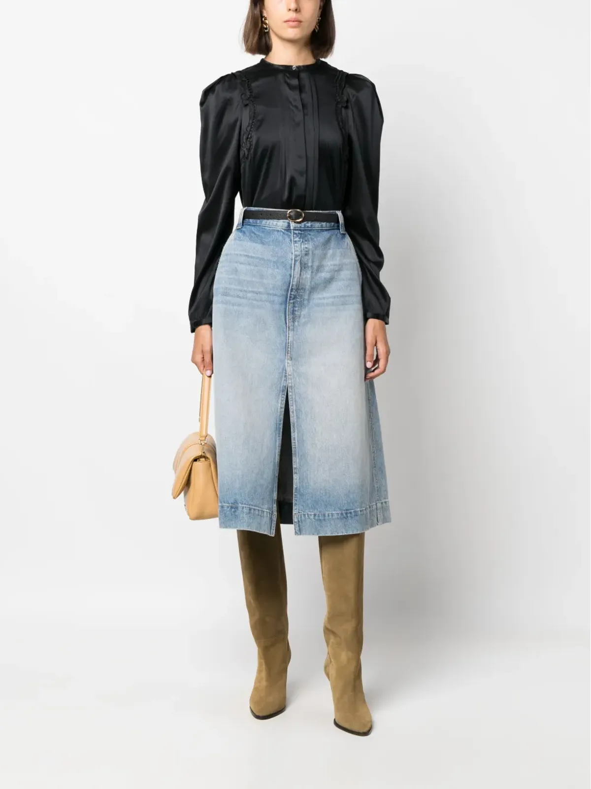 ISABEL MARANT Joanea プリーツ ブラウス - ブラック - 画像2