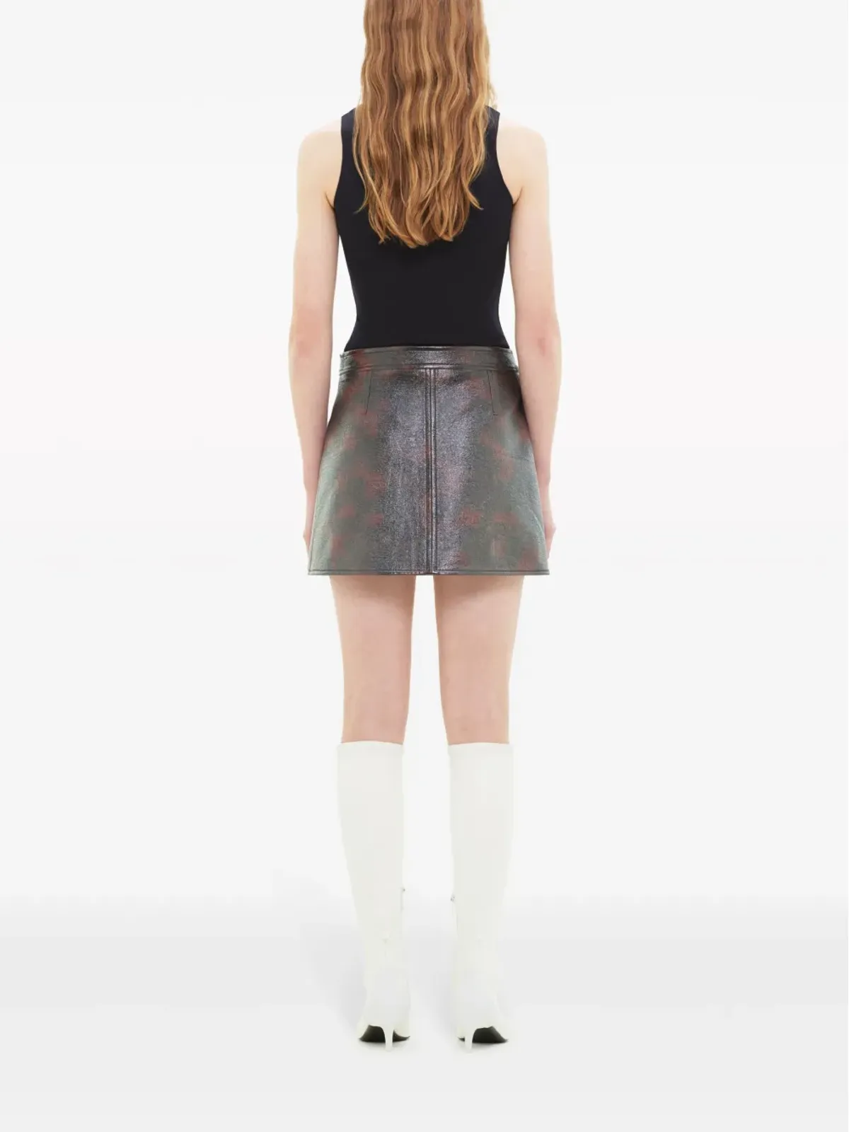 Courrèges ハイウエストミニスカート - 画像4