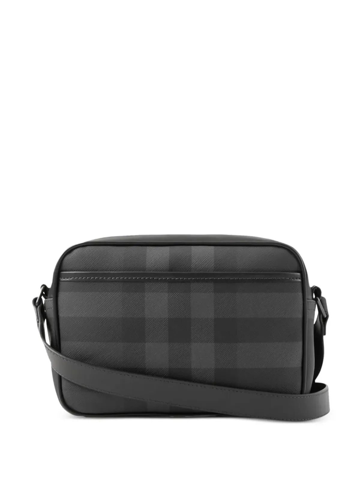 Burberry パディ レザー メッセンジャーバッグ グレー - 画像3