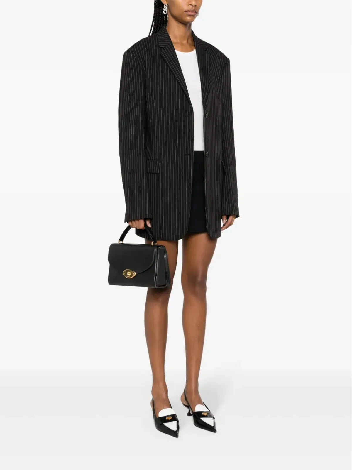 Mulberry Lana ロゴ刻印入りトートバッグ - 画像2