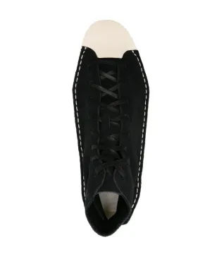 Y-3 レースアッププラットフォームスニーカー - ブラック - サムネイル4