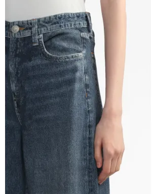 rag & bone ミッドライズ・ワイドレッグジーンズ - ブルー - サムネイル5
