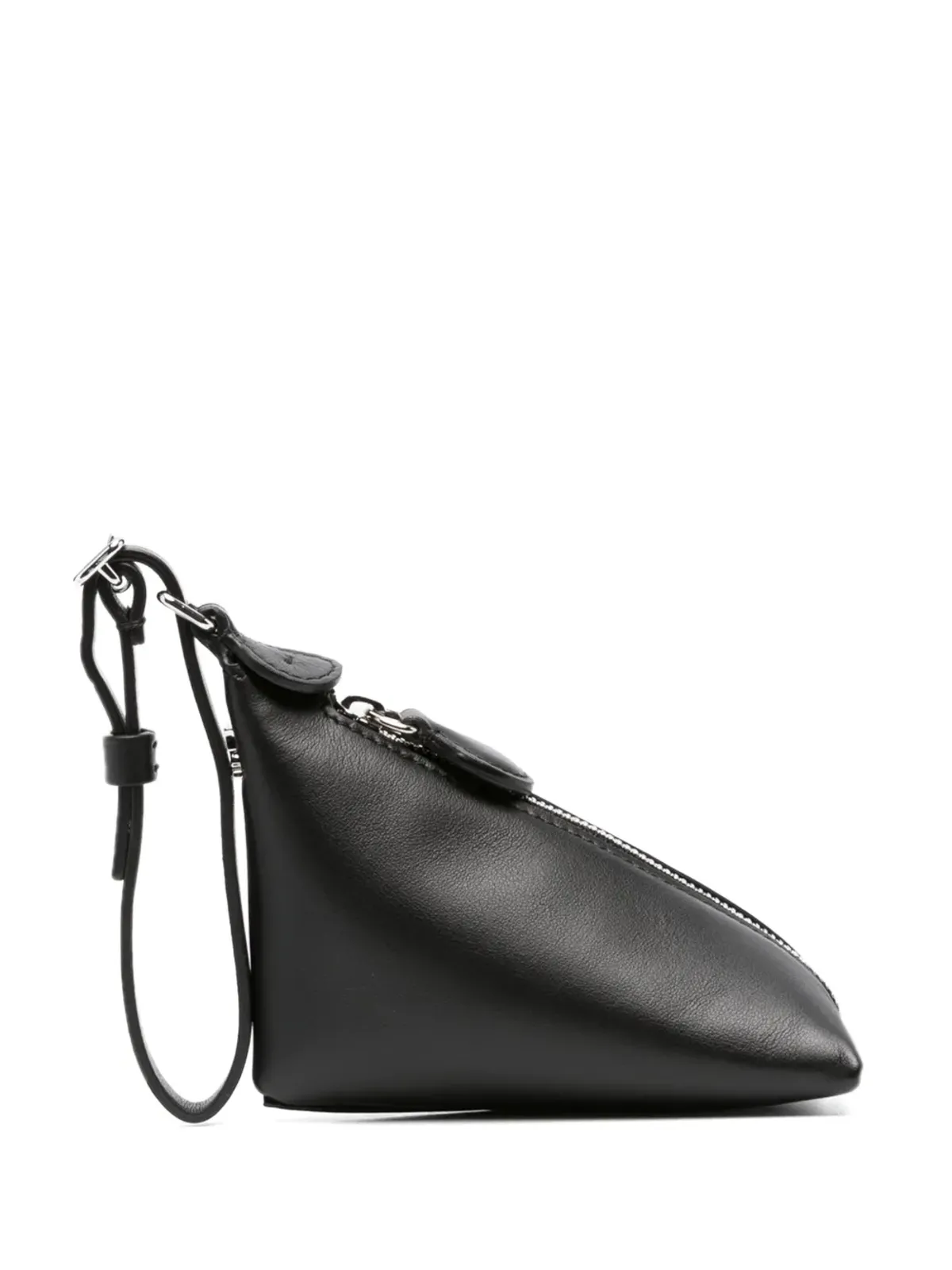 Courrèges One Nano leather wallet - Black - 画像2