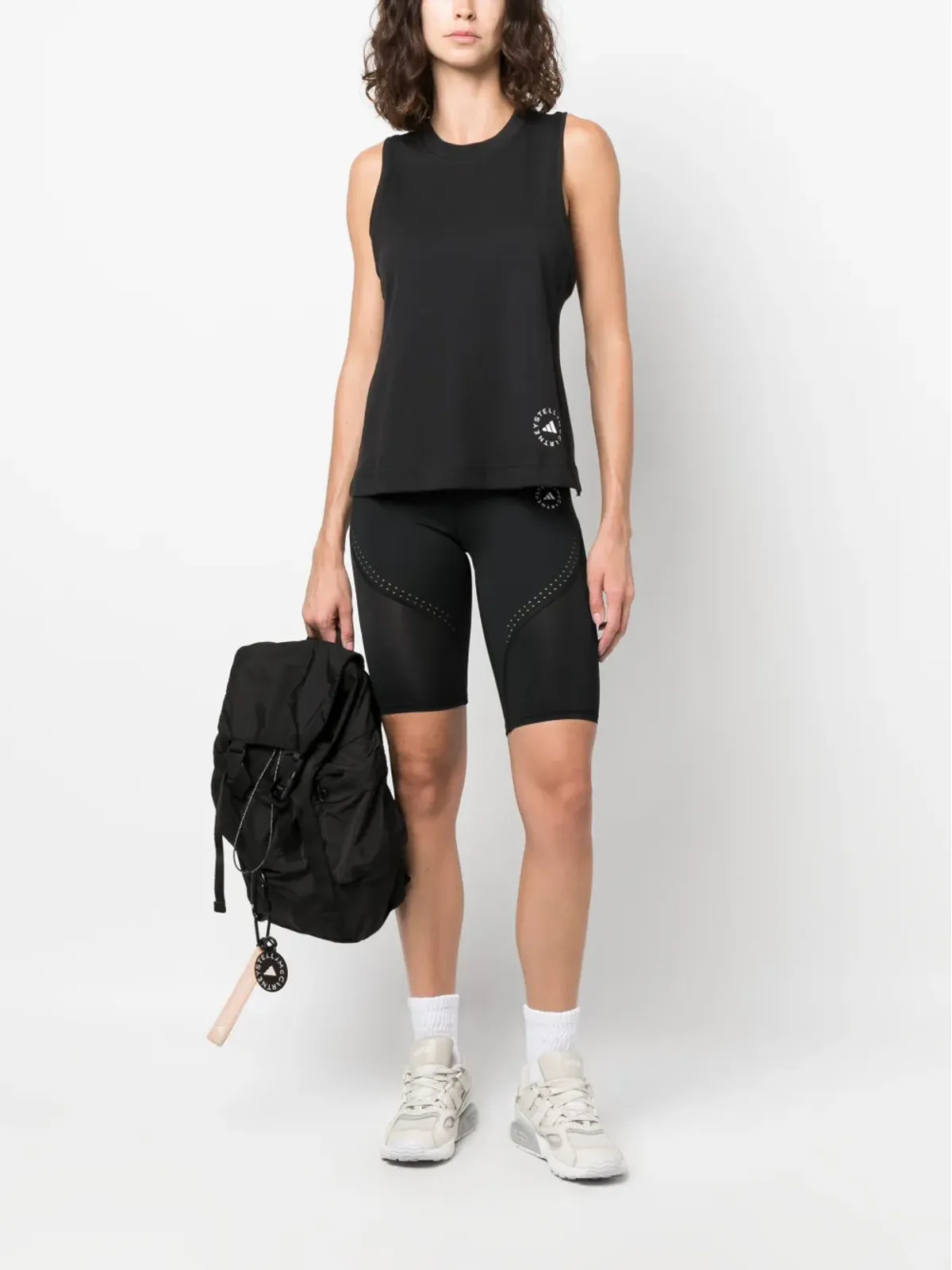 adidas by Stella McCartney ロゴプリント タンクトップ - 画像2
