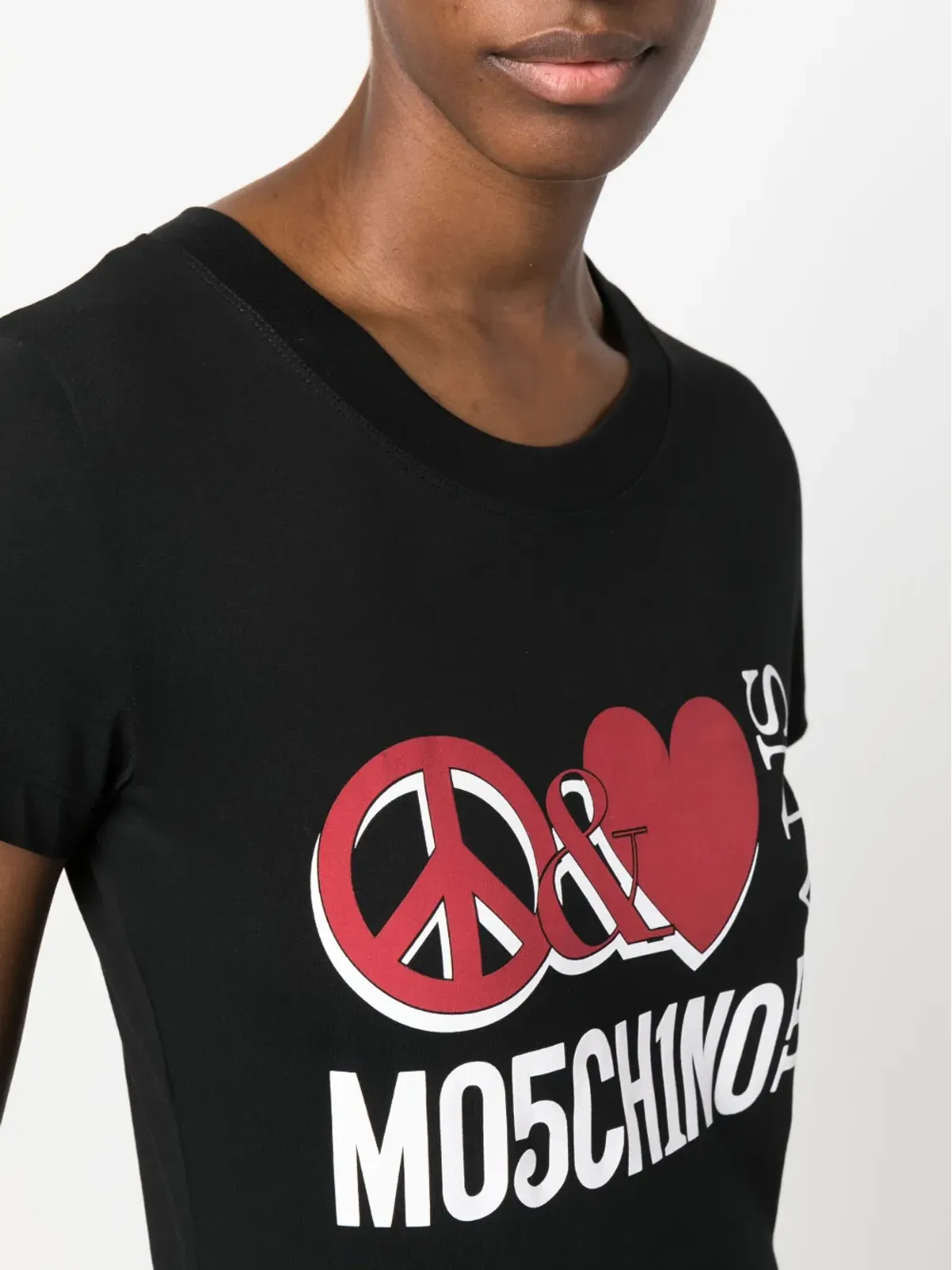 MOSCHINO JEANS グラフィック ロゴプリント Tシャツ - 画像5