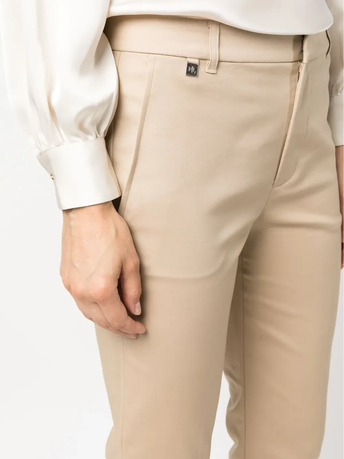 Lauren Ralph Lauren Lakythia slim-fit trousers - Neutrals - 画像5