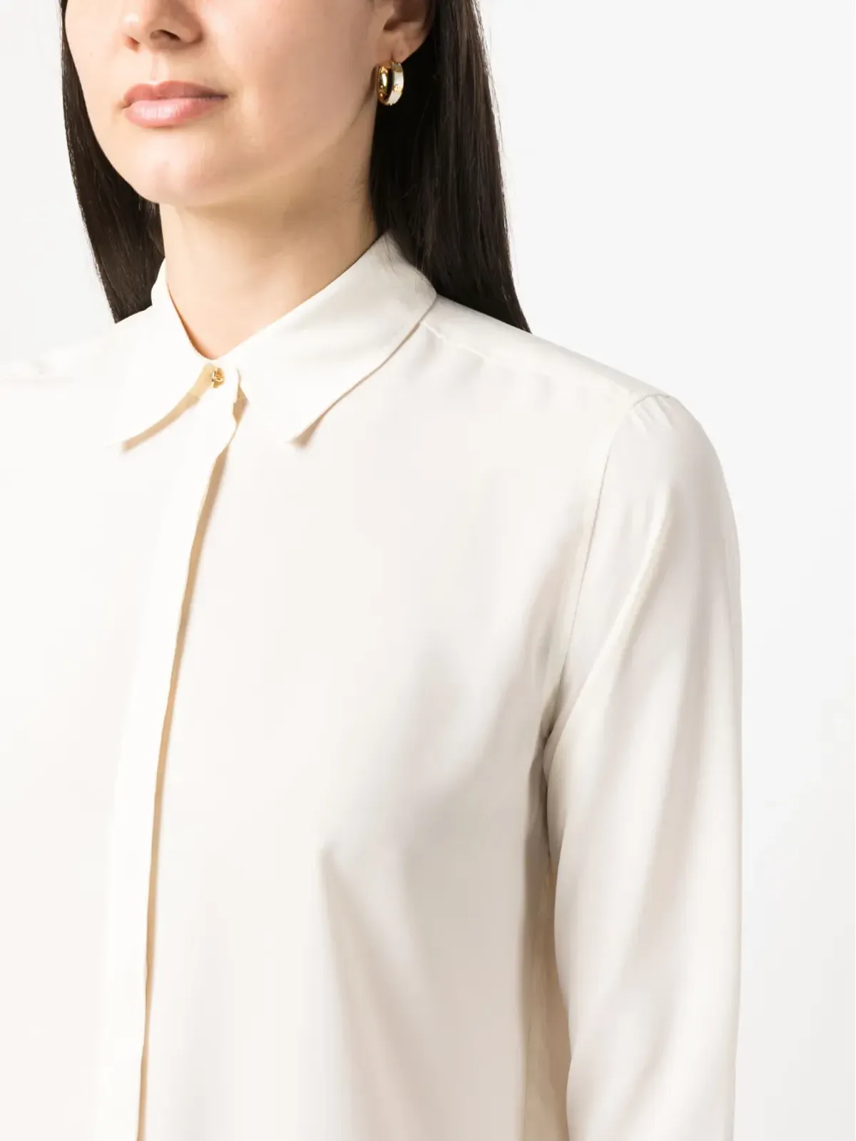 Lauren Ralph Lauren Kristy long-sleeve shirt - Neutrals - 画像5