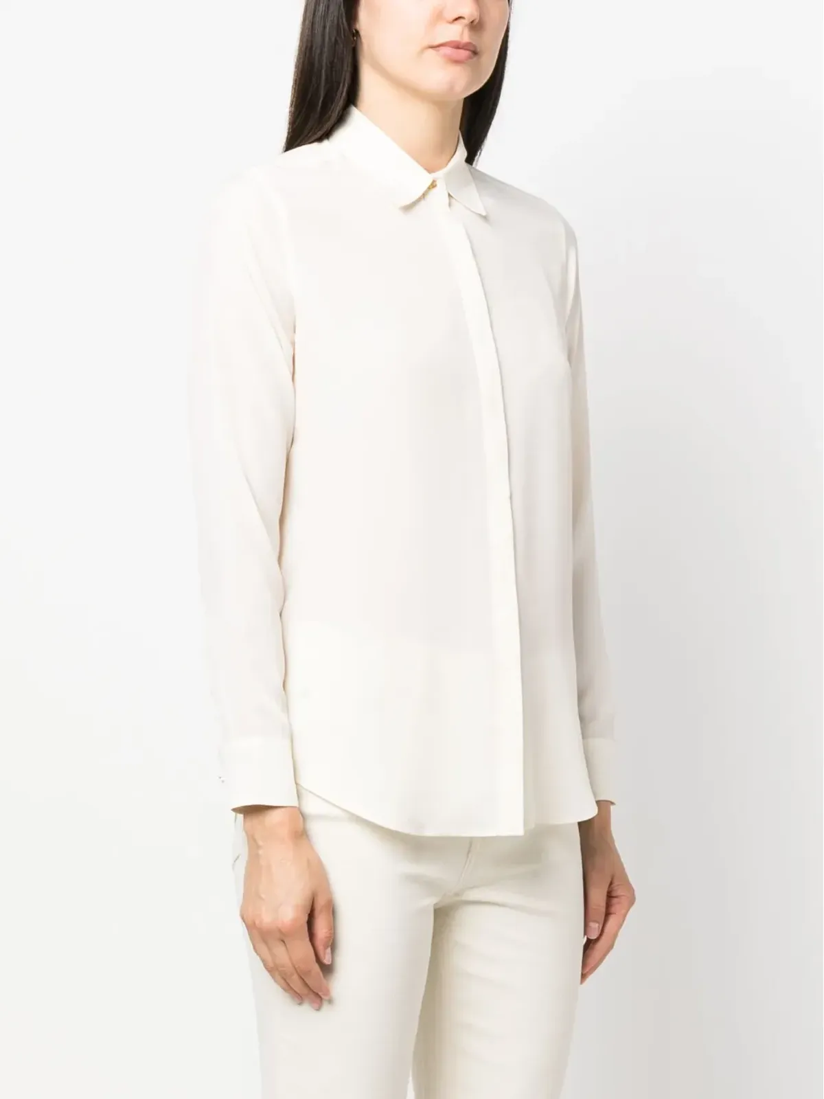 Lauren Ralph Lauren Kristy long-sleeve shirt - Neutrals - 画像3