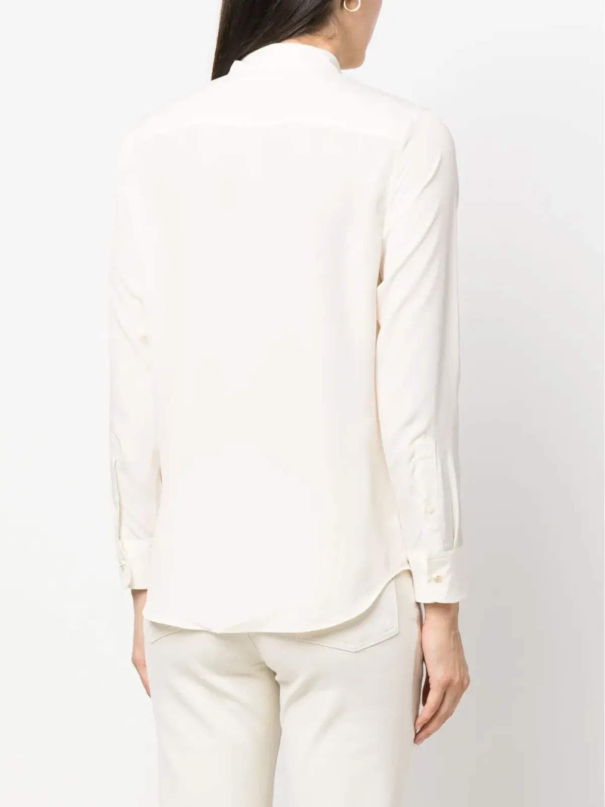Lauren Ralph Lauren Kristy long-sleeve shirt - Neutrals - 画像4