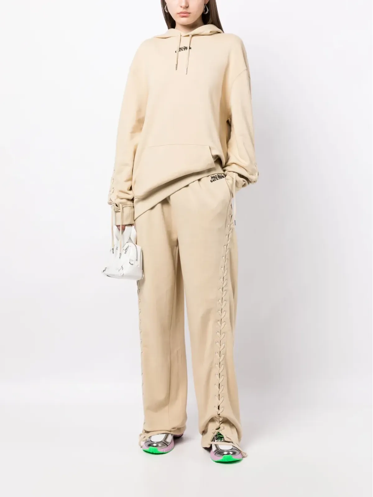 Jean Paul Gaultier レースアップトラックパンツ - 画像2