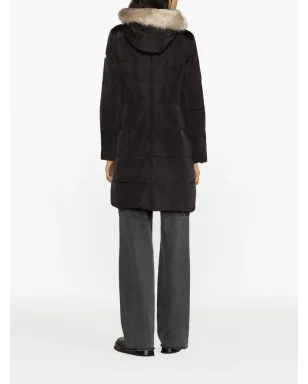 Lauren Ralph Lauren ファー付きトリムのキルティングコート - サムネイル3