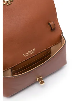 Lauren Ralph Lauren ロゴ入りレザークロスボディバッグ - ブラウン - サムネイル5