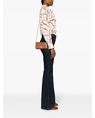 Lauren Ralph Lauren ロゴ入りレザークロスボディバッグ - ブラウン - サムネイル2