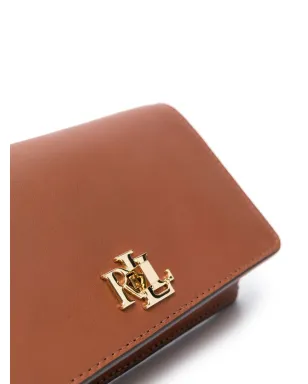Lauren Ralph Lauren ロゴ入りレザークロスボディバッグ - ブラウン - サムネイル4