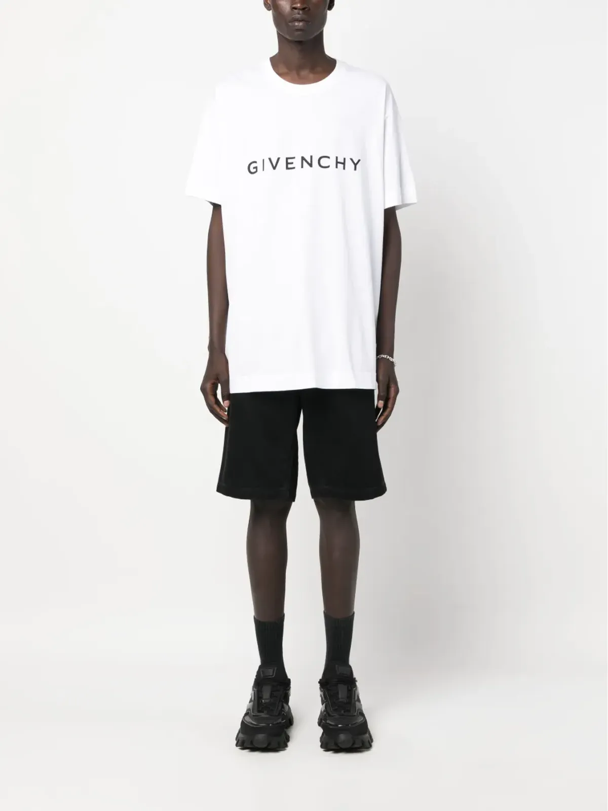 Givenchy アーキタイプ ドロップショルダー Tシャツ - 画像2