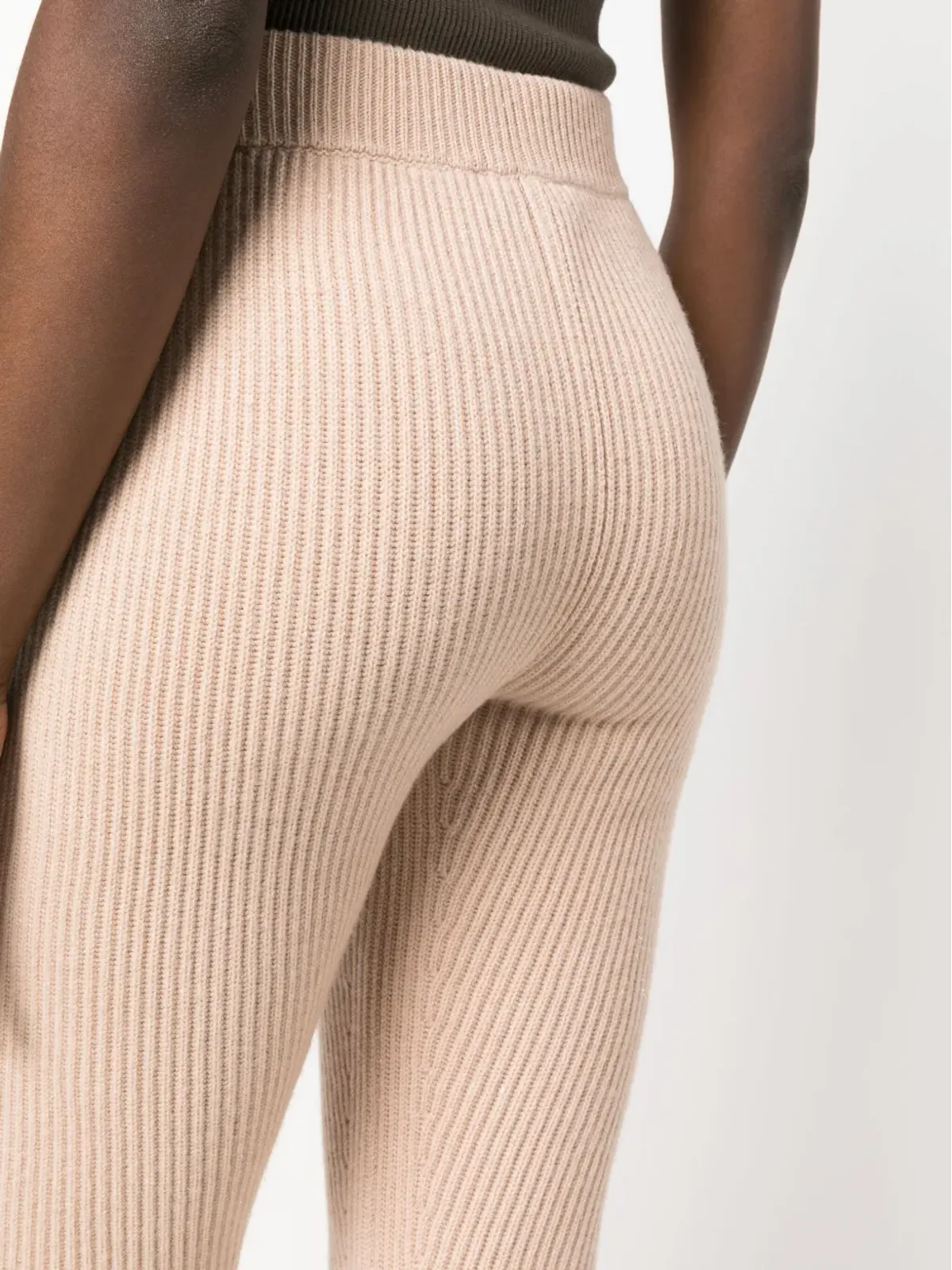 Peserico ハイウエストニットパンツ - 画像5