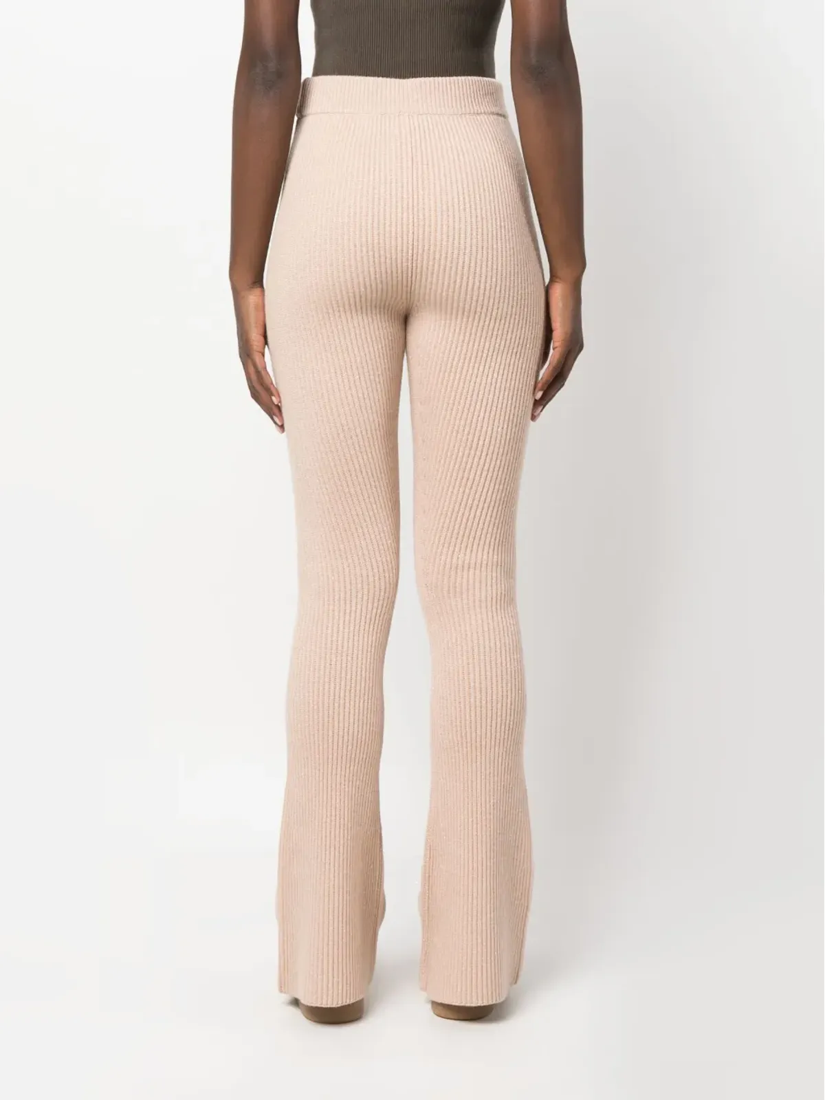 Peserico ハイウエストニットパンツ - 画像4