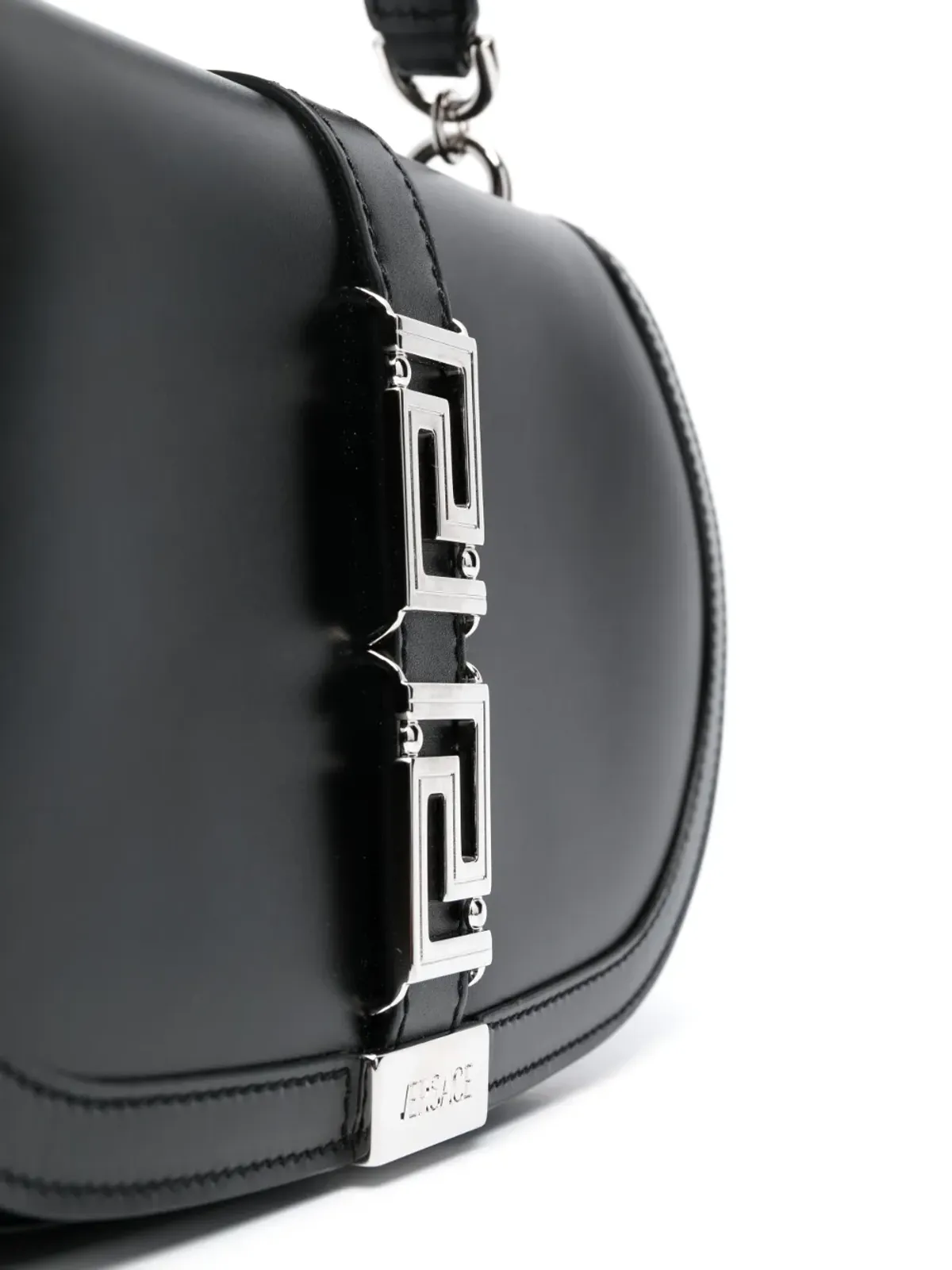 Versace Greca Goddess レザーショルダーバッグ ブラック - 画像5