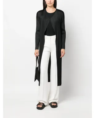 Pleats Please Issey Miyake Monthly Colors plissé single-breasted coat - Black - サムネイル2