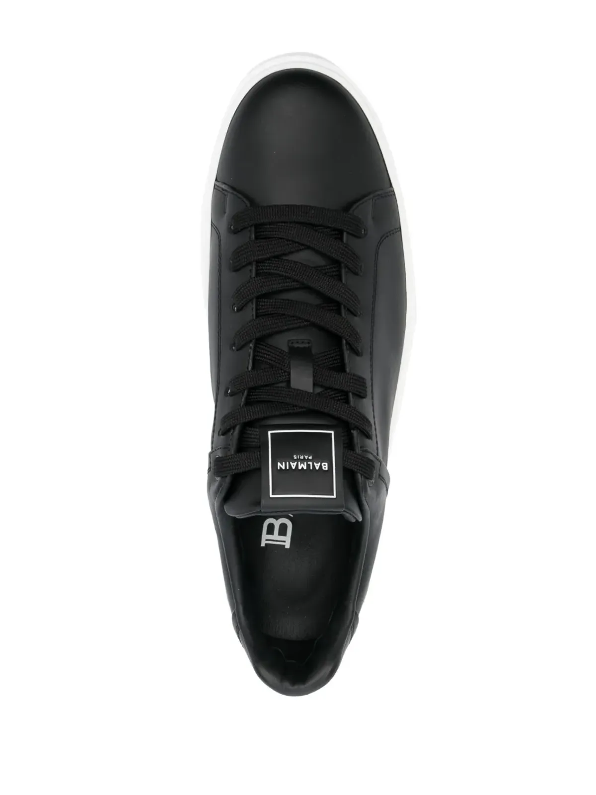 Balmain B-Court ローカットスニーカー - ブラック - 画像4