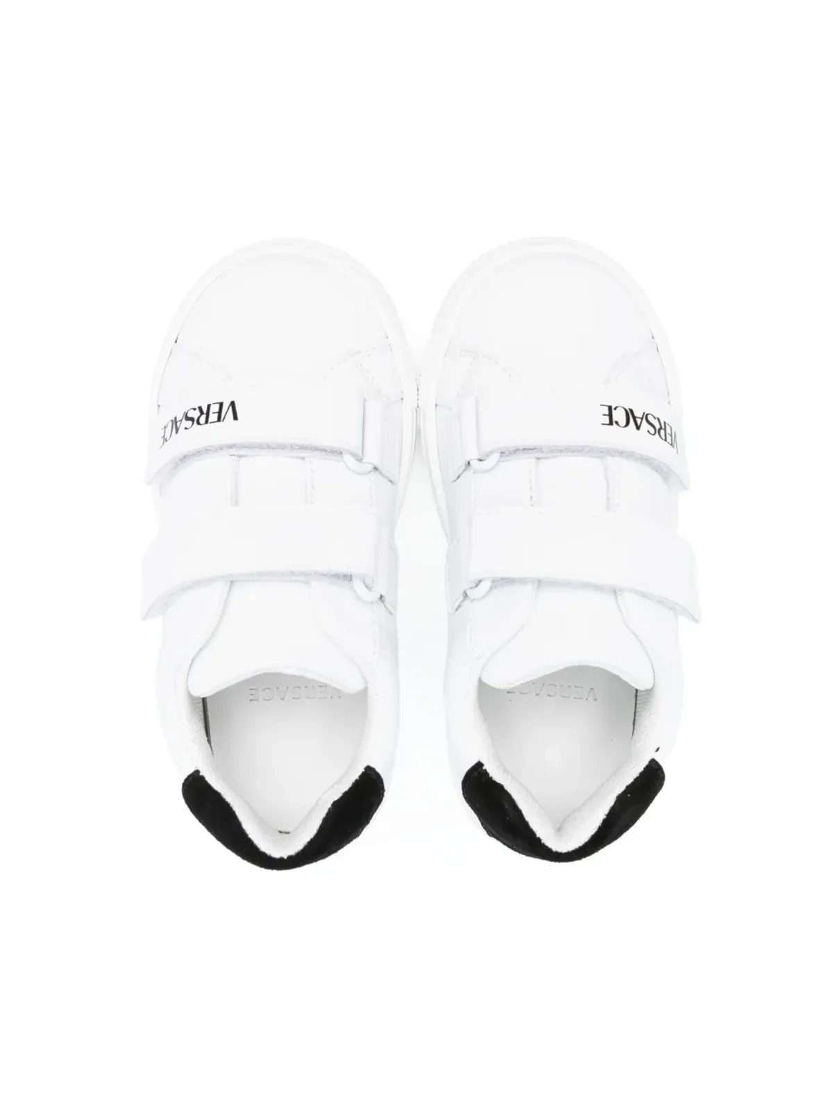 Versace Kids ロゴプリント タッチストラップ スニーカー - 画像3