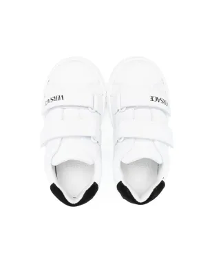 Versace Kids ロゴプリント タッチストラップ スニーカー - サムネイル3