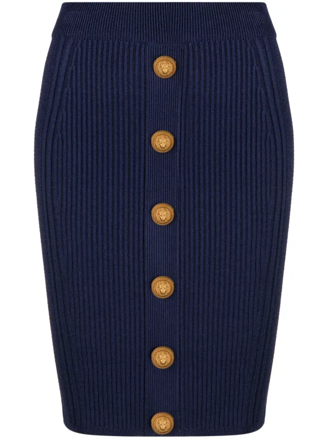 BALMAIN Balmain ケーブルニット ペンシルスカートの商品画像