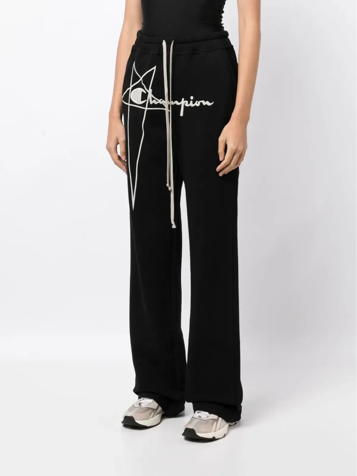 Rick Owens X Champion ロゴ刺繍トラックパンツ - 画像3