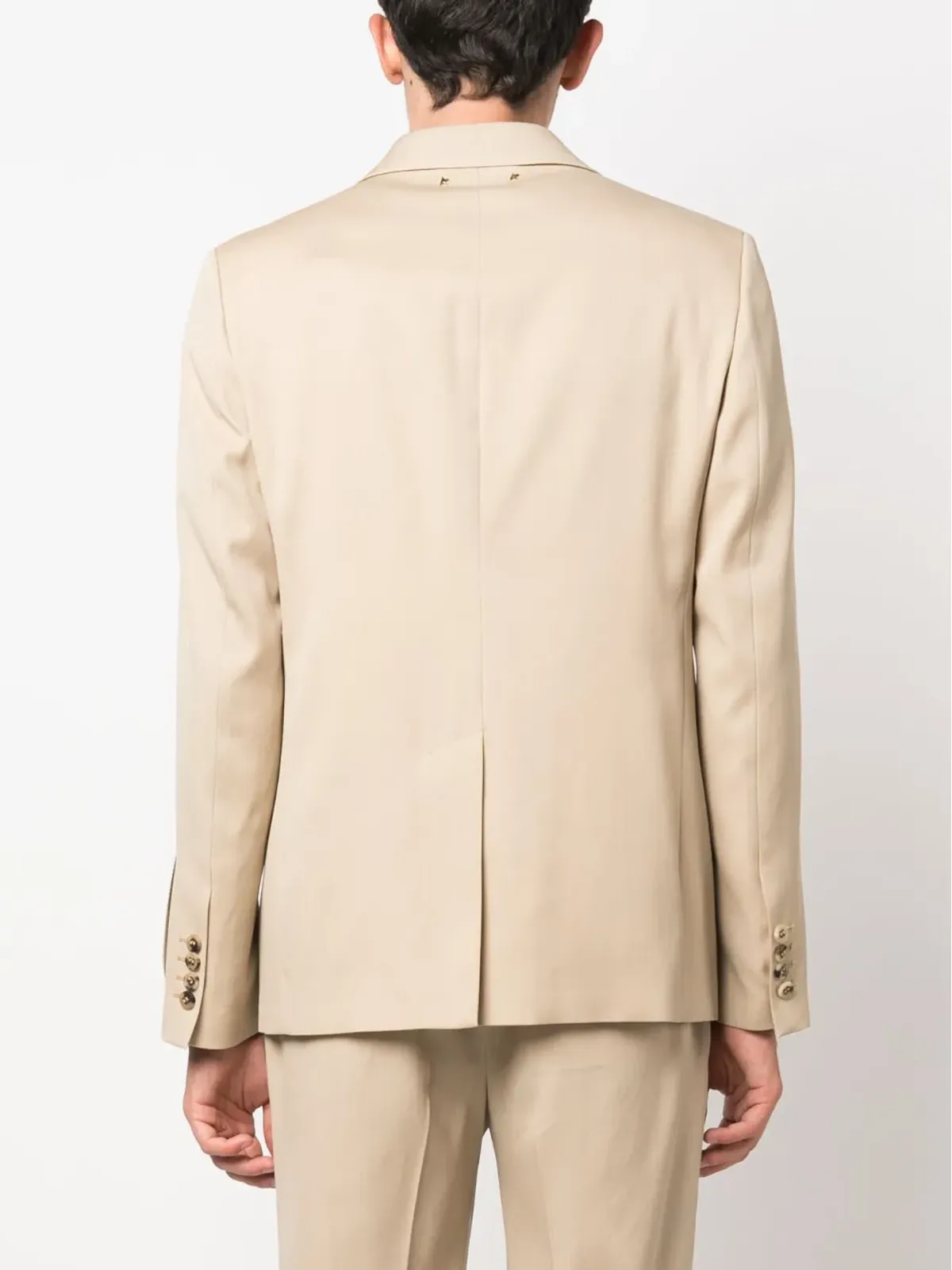 Golden Goose ロゴパッチ付き ヴァージンウール ブレザー - 画像4