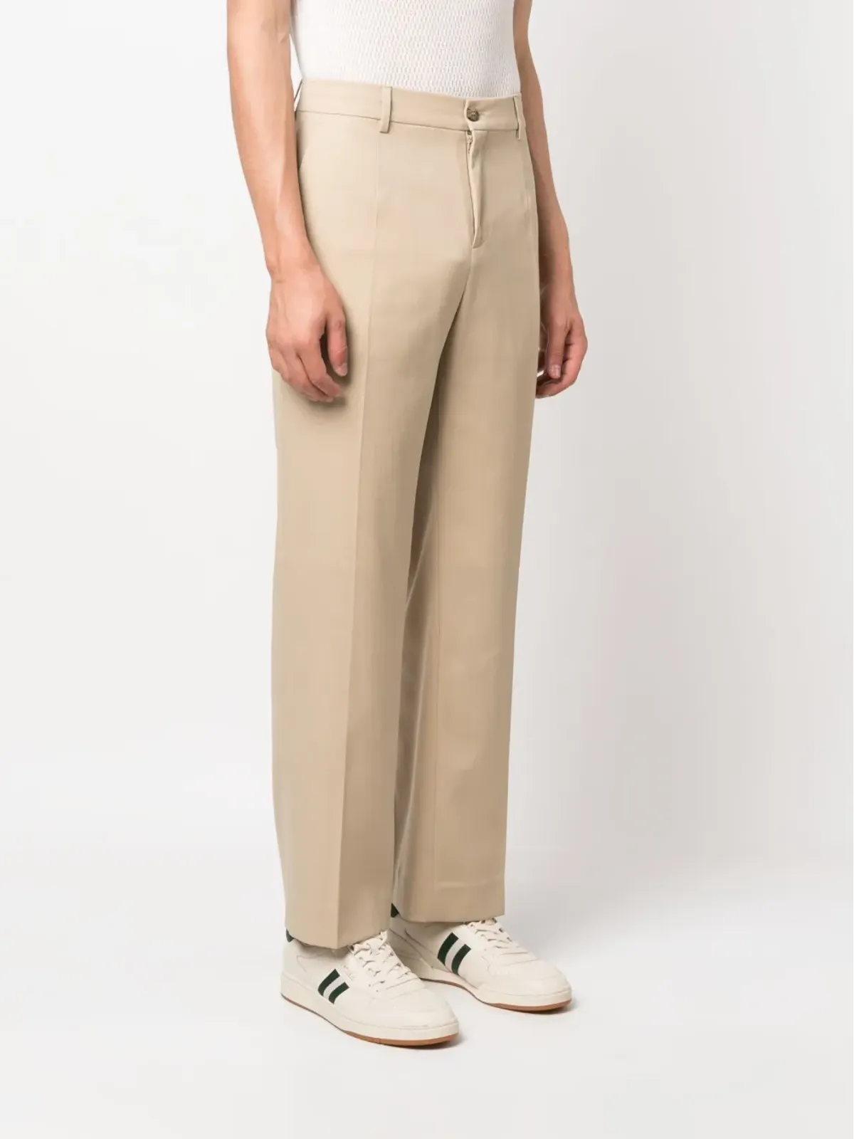Golden Goose ハイウエスト ギャバジンパンツ - 画像3
