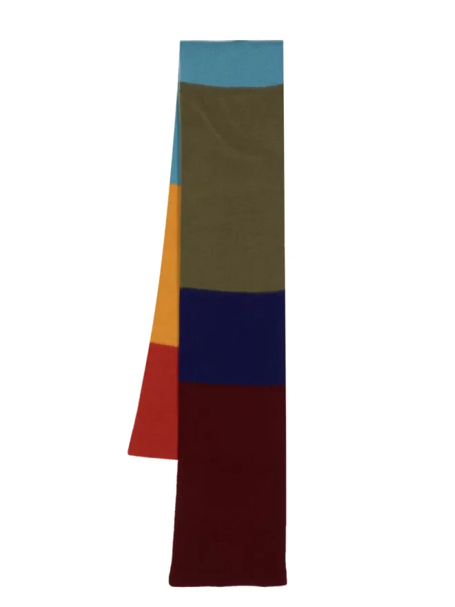 Pringle of Scotland Pringle of Scotland ストライプラムスウールスカーフ - Multicolourの商品画像