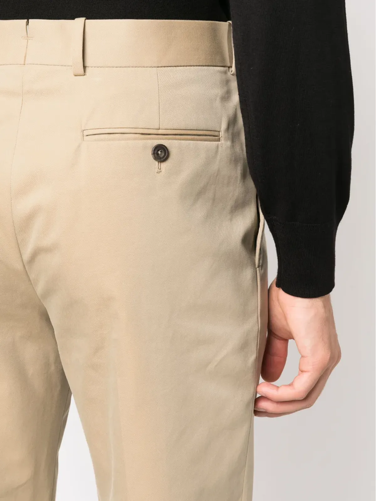 Alexander McQueen コットン・シガレットパンツ - 画像5
