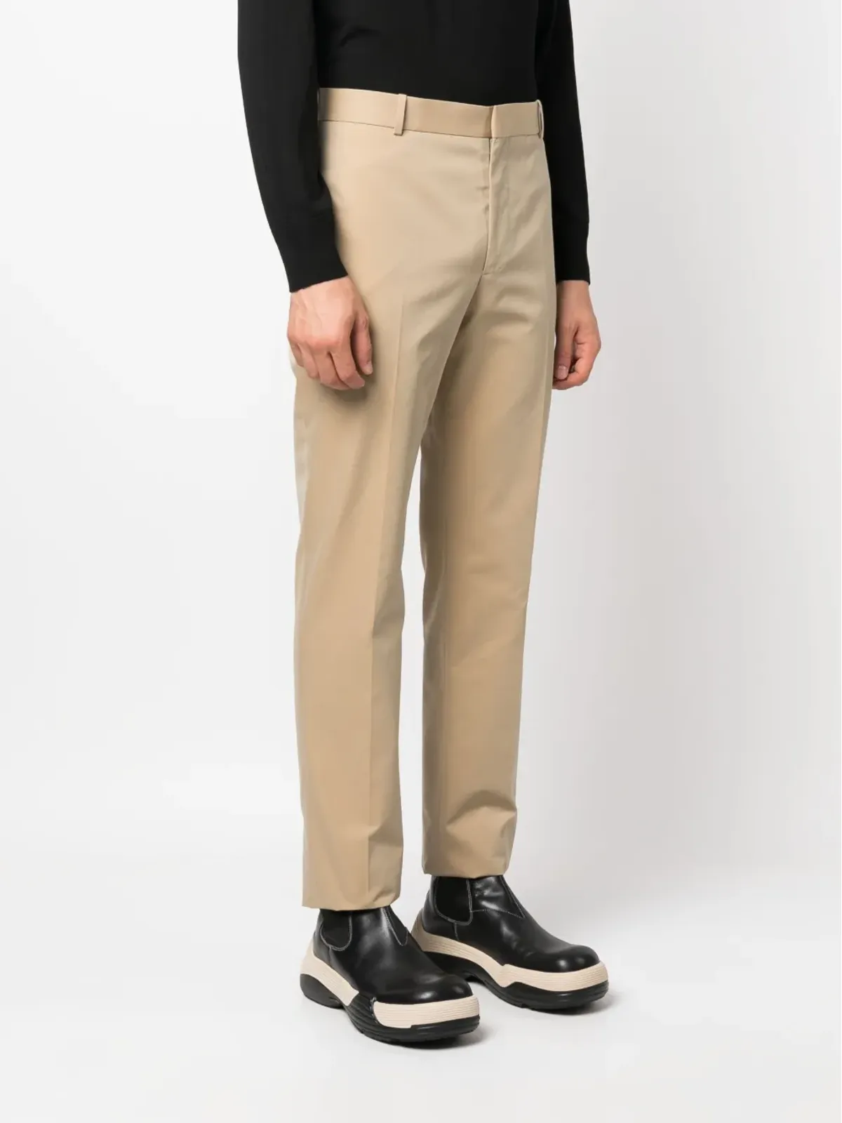 Alexander McQueen コットン・シガレットパンツ - 画像3