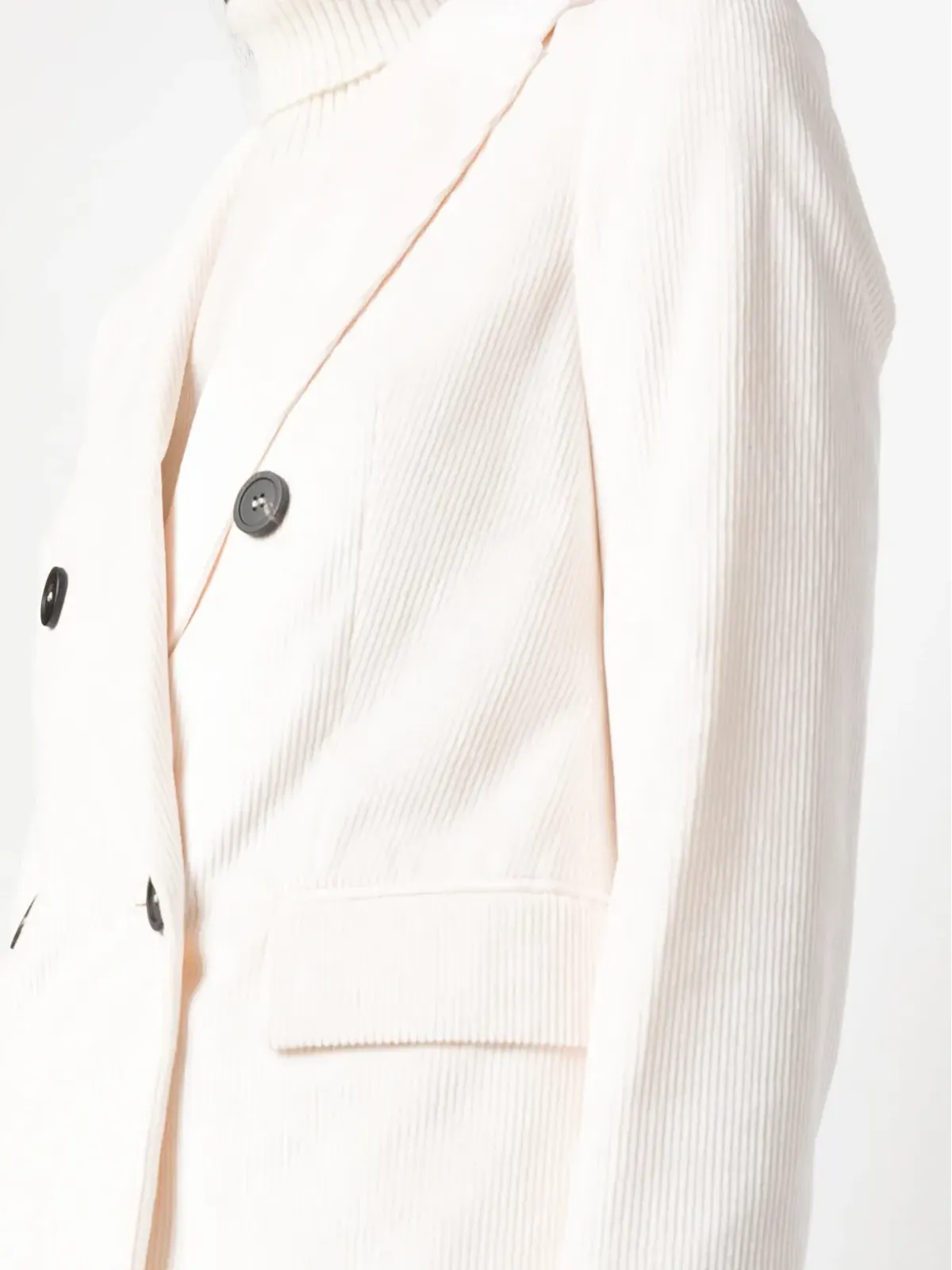 Peserico corduroy double-breasted blazer - Pink - 画像5